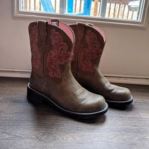 Ariat FatBaby Pink Cowgirl Boots